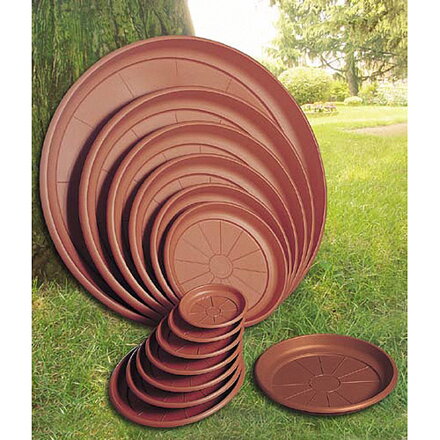 Miska pod kvetináč ICS ERICA 30 cm, hnedá