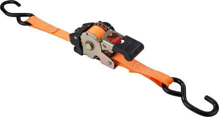 Popruh upínací Strend Pro 25 mm, samonavíjací pás s račňou, 1,8 m