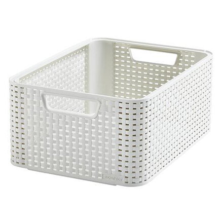 Košík Curver® STYLE M, Off white, 38x29x17 cm