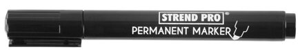 Strend Pro Značkovač Permanent, 12 ks, čierny