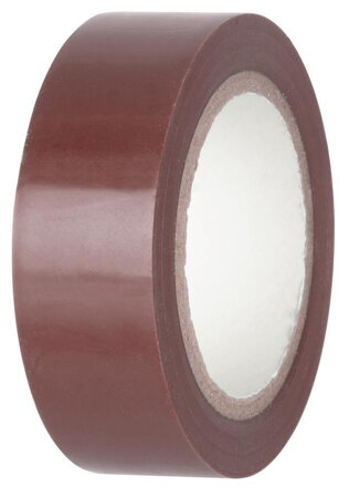 Páska E180BRO, hnedá, izolačná 19 mm, L-10 m, PVC