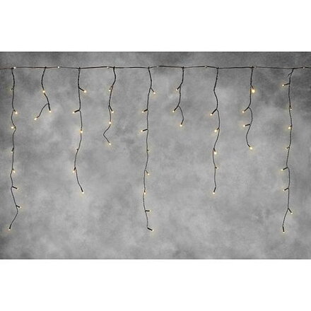 Vianočné osvetlenie reťaz MULTI CONNECT Star icicle, 100 LED, biela, 0,9×2,5 m