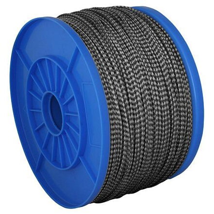 Lano Strend Pro MDB200B, 3 mm, čierne, 380 m, PP, nosnosť 43 kg
