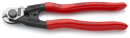Nožnice KNIPEX 95 61 190 – 190 mm, do 5 mm², na oceľové lanká