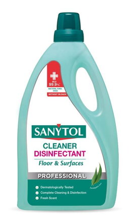 Dezinfekcia Sanytol, univerzálny čistič, na podlahy, eukalyptus, 5000 ml