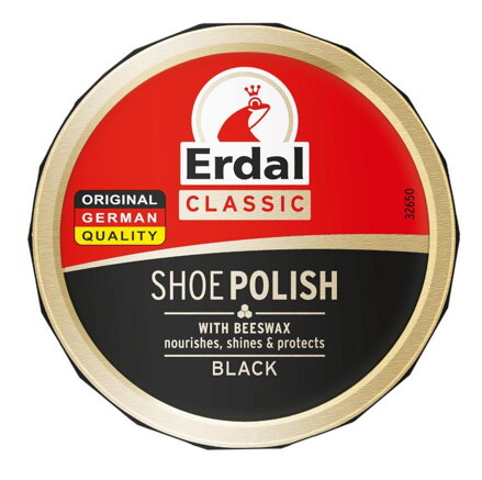 Krém na obuv Erdal, čierny, 55 ml