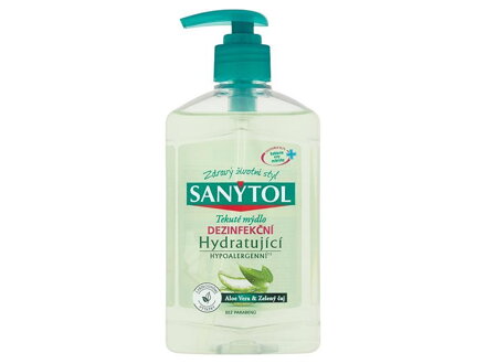Mydlo Sanytol, dezinfekčné, hydratujúce, 250 ml