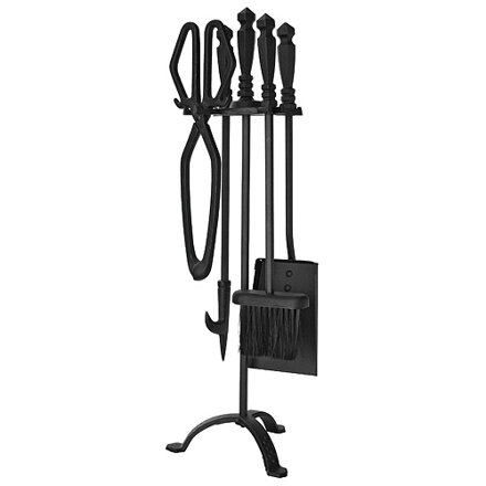 Sada Kutáčov Homefire FT24B, 4 dielna, čierna, 60 cm