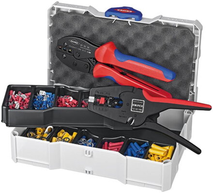 Sada KNIPEX 97 90 22 – Lisovacia, káblové spojky