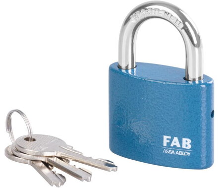 Zámok FAB 30H 52 mm, visiaci, 3 kľúče, Hardened