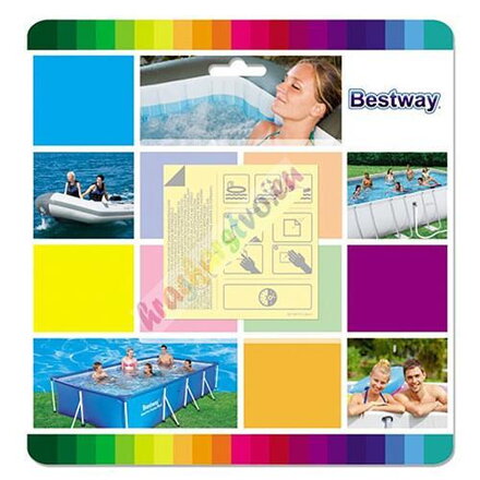 Bestway 62091 Sada na opravu, 65x65 mm, 10 ks