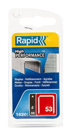Spony do sponkovačky RAPID 53, 4 mm, 1600 ks