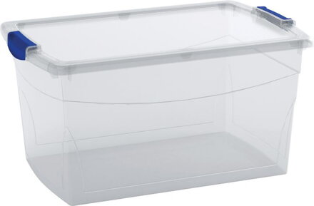 Box KIS Omni Latch L, 50L, priesvitný, 39x59x29 cm, s vekom