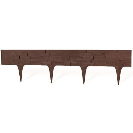 Prosperplast Palisáda StonePalisade 2,38 m, hnedá, bal. 3 ks, UV