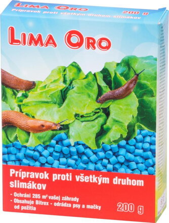 Chemia Lima Oro 200 g, proti všetkým druhom slimákov, Bitrex