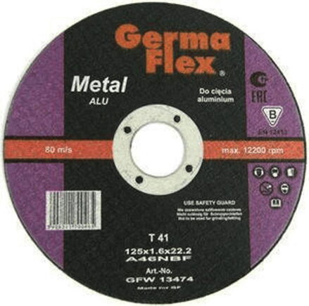 Kotuc GermaFlex Aluminium T41 230x1,9x22,2 mm, A46NALU BF, hlinik