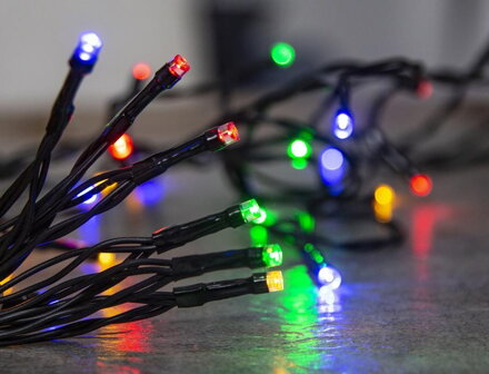 Vonkajšie vianočné osvetlenie reťaz Ceibo, 192 LED multicolor, 8 funkcií