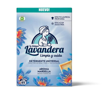 Prací prášok Lavandera, marseillské mydlo, 4675 g, 85 pracích dávok