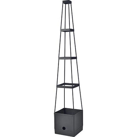 Strend Pro Kvetináč 25x25x150 cm, s opornou vežou