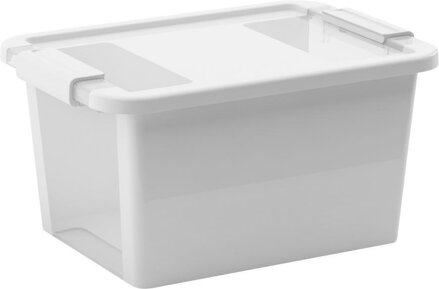 Box KIS Bi-Box S, 11L, biely, 26x36,5x19 cm, s vekom