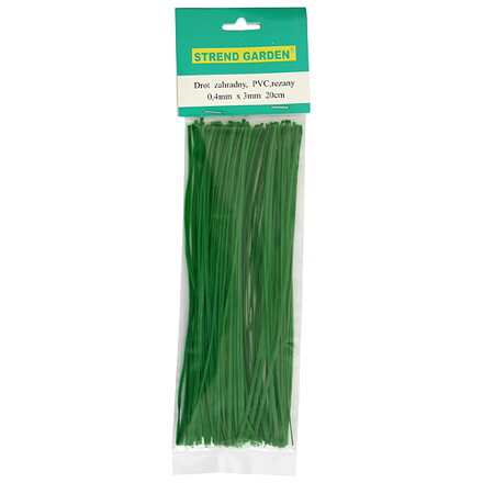 Drôt GardenTwist PVC 0,4×3 mm, 300 mm, viazací, 100 ks