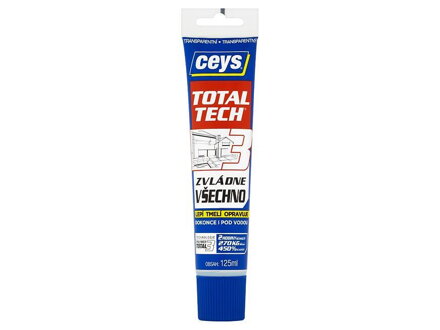 Ceys TOTAL TECH EXPRESS, Lepidlo transparentné, tuba 125 ml