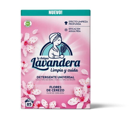 Prací prášok Lavandera, čerešňové kvety, 4675 g, 85 pracích dávok