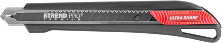 Nôž Strend Pro Premium FD706, SoftTouch, 9 mm, odlamovací, black line