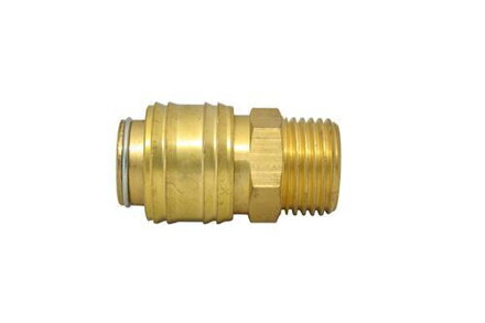 Rýchlospojka na kompresor Airtool NUQ-2, 3/8", mosadzná, vonkajší závit