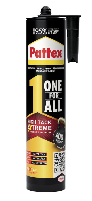 Lepidlo Pattex ONE FOR ALL HIGH TACK, 440 g Lepidlo Pattex ONE FOR ALL HIGH TACK, 440 g
