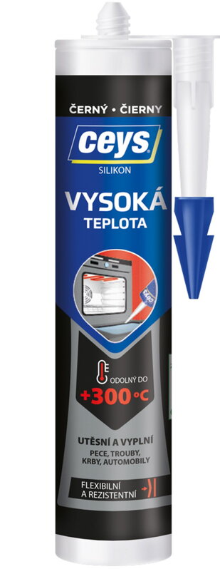 Silikón Ceys Vysoká teplota, 280 ml Silikón Ceys Vysoká teplota, 280 ml