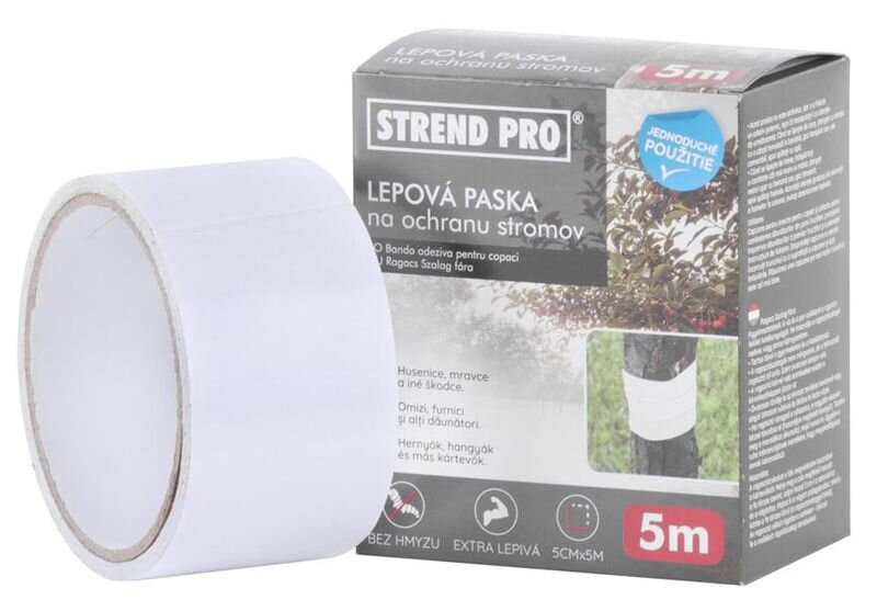 Lepová páska na ochranu stromov pred škodcami – 5 cm, 5 m