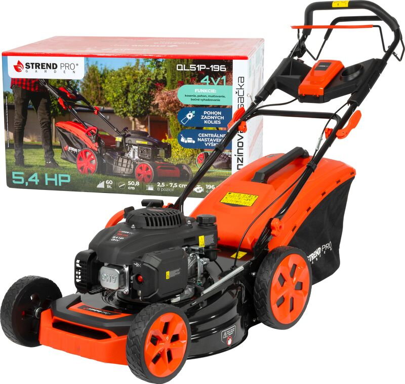 Kosačka Strend Pro QL51PD-196, benzínová, 4,0 kW, s pojazdom Kosačka Strend Pro QL51PD-196, benzínová, 4,0 kW, s pojazdom