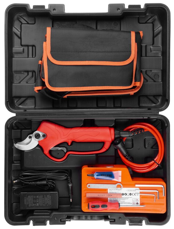 Akumulátorové nožnice na konáre a vinič Strend Pro Profesional 36V 4Ah, max. 4 cm Akumulátorové nožnice na konáre a vinič Strend Pro Profesional 36V 4Ah, max. 4 cm