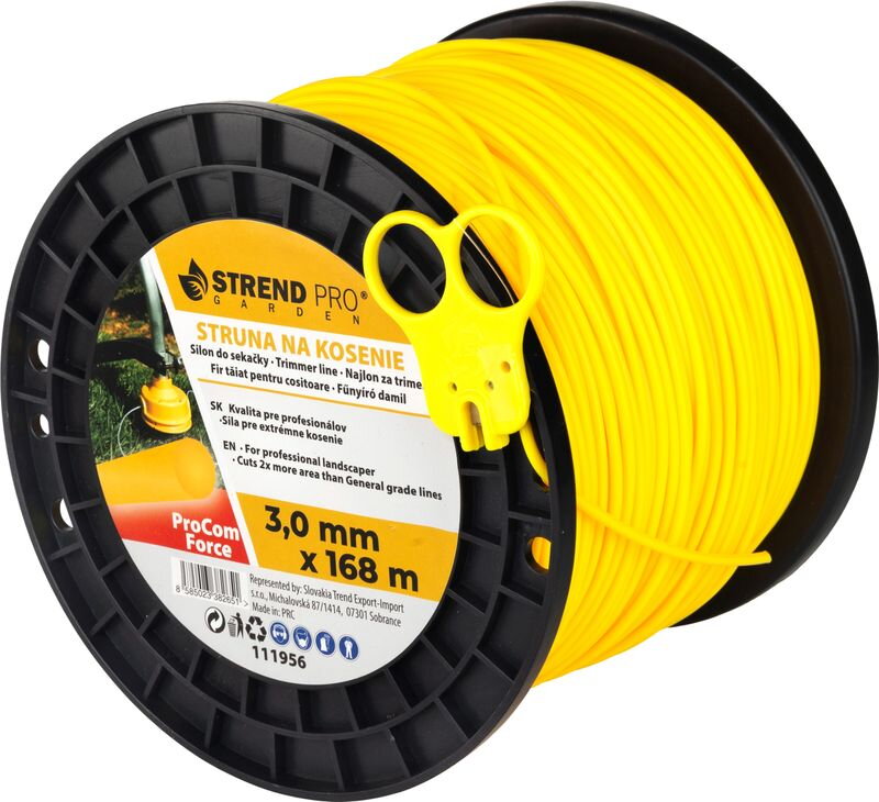 Silon na kosenie Strend Pro ProCom 3,0 mm, okrúhly, Spool 168 m Silon na kosenie Strend Pro ProCom 3,0 mm, okrúhly, Spool 168 m