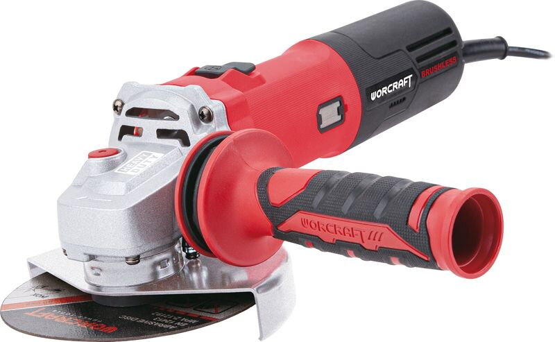 Brúska Worcraft AG15-125BS, uhlová, 1500W, 125 mm, M14, BRUSHLESS