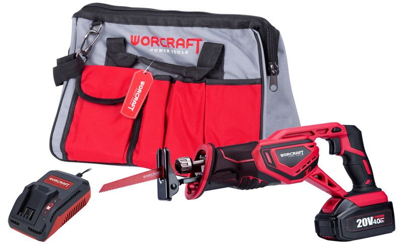 Set Worcraft WSET-09 CSS-S20Li ShareSYS, 20V Li-Ion, chvostová píla, 1x akumulátor 2.0 Ah,, 1x nabíjačka, brašňa Set Worcraft WSET-09 CSS-S20Li ShareSYS, 20V Li-Ion, chvostová píla, 1x akumulátor 2.0 Ah,, 1x nabíjačka, brašňa