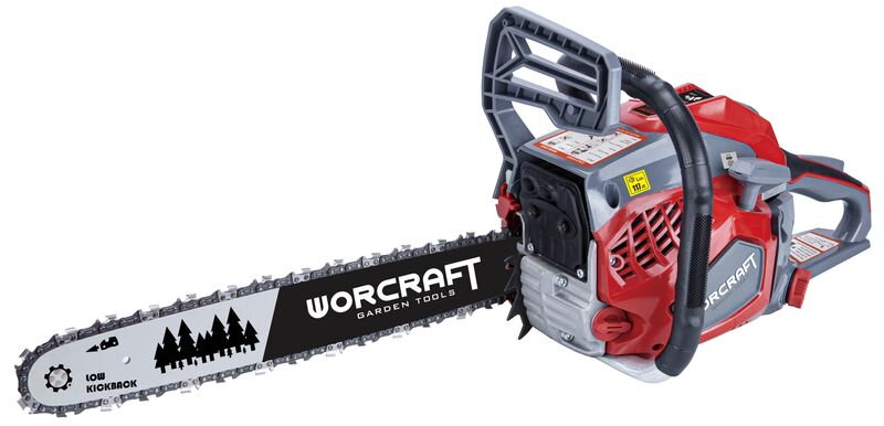 Píla Worcraft GCS52-20D, 2 kW, benzínová, reťazová, 20" Píla Worcraft GCS52-20D, 2 kW, benzínová, reťazová, 20"