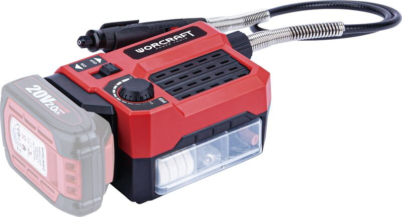 Brúska Worcraft CEMG-S20Li, ShareSYS, 20V Li-Ion, mini, priama, vŕtanie a brúsenie Brúska Worcraft CEMG-S20Li, ShareSYS, 20V Li-Ion, mini, priama, vŕtanie a brúsenie