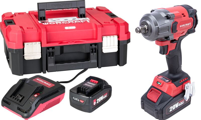 Set Worcraft XCUBE006 ShareSYS Toolbox, uťahovák 850 Nm, 2x 4.0 Ah akumulátor, 1x nabíjačka Set Worcraft XCUBE006 ShareSYS Toolbox, uťahovák 850 Nm, 2x 4.0 Ah akumulátor, 1x nabíjačka