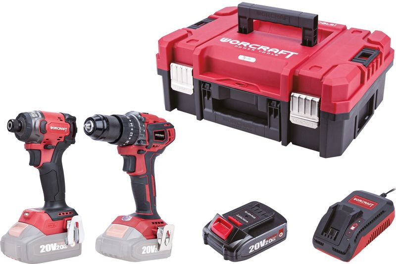 Set Worcraft XCUBE030 ShareSYS Toolbox, uťahovák 260 Nm, skrutkovač 50 Nm Set Worcraft XCUBE030 ShareSYS Toolbox, uťahovák 260 Nm, skrutkovač 50 Nm