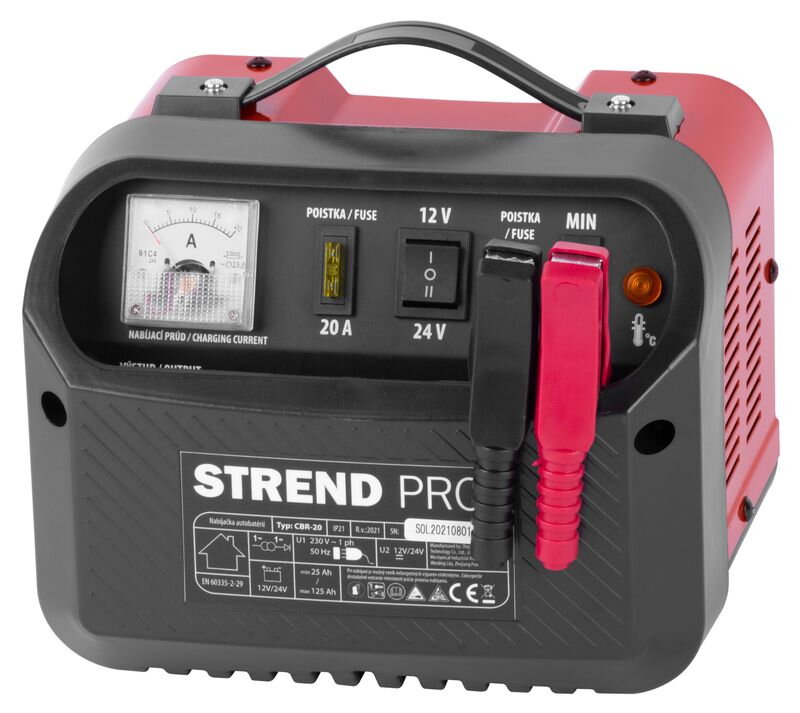Nabíjačka autobatérií Strend Pro CBR-20, 12/24V, 14 A Nabíjačka autobatérií Strend Pro CBR-20, 12/24V, 14 A