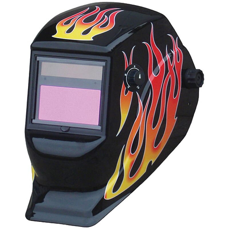 Zváračská kukla Galaxy RedFlame, AutoDark, samostmievacia, 2 senzorová