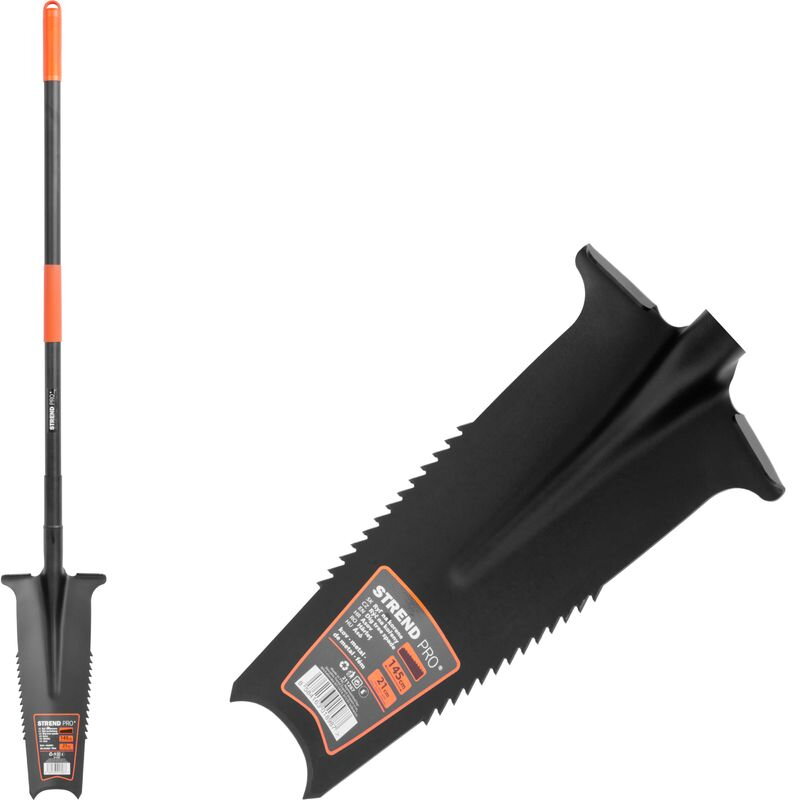 Rýľ na korene Strend Pro, pílové zuby, D násada Rýľ na korene Strend Pro, pílové zuby, D násada
