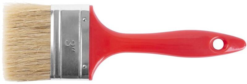 Štetec Brisk 3,0" plochý s červenou rukoväťou