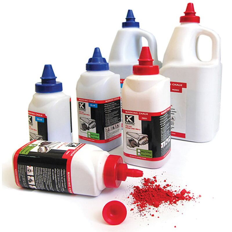 Púder KAPRO 222 226 g, murársky značkovací prášok, červený