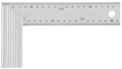 Uholník DY-5007-1 • 200 mm, Alu