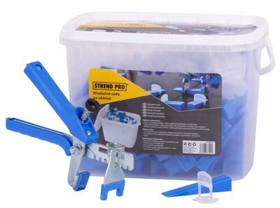Sada nivelačná LS511 StarterKIT, 100x 1 mm medzerník, 100x klinok, kliešte Sada nivelačná LS511 StarterKIT, 100x 1 mm medzerník, 100x klinok, kliešte
