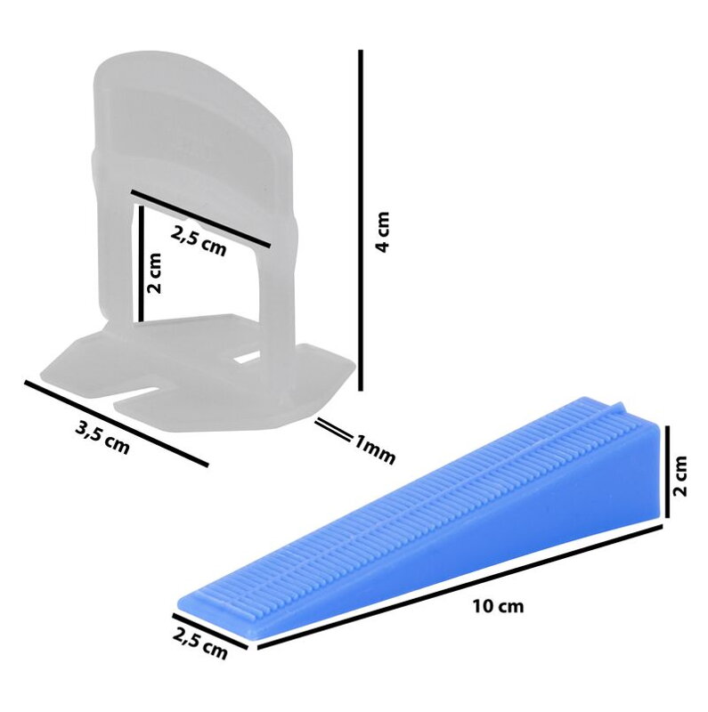Medzerník LS210W, nivelačný, 1.0 mm, pod obklad, 100 ks, biely Medzerník LS210W, nivelačný, 1.0 mm, pod obklad, 100 ks, biely