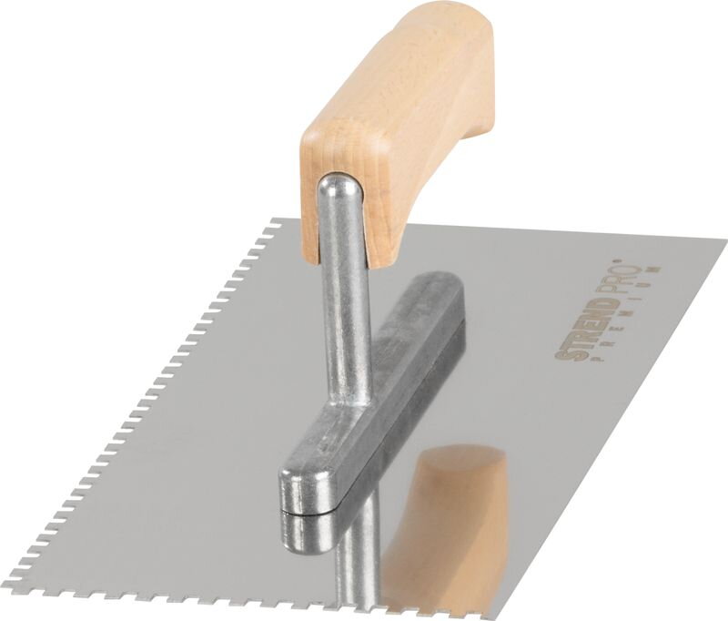 Hladítko Strend Pro Premium, 270x130 mm, e4, nerez, drevená rúčka Hladítko Strend Pro Premium, 270x130 mm, e4, nerez, drevená rúčka